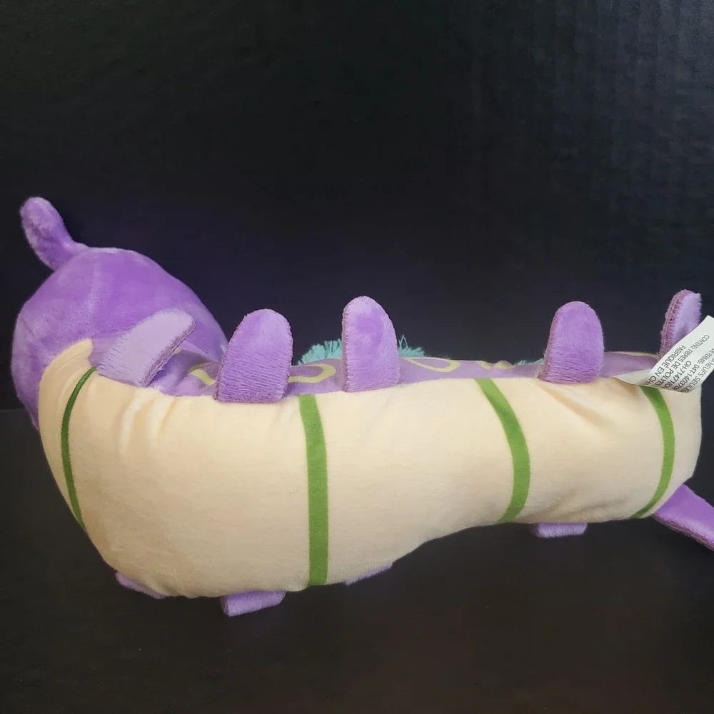 Purple Caterpillar Dog‎ Toy Firm Stuffed With Squeaker 8